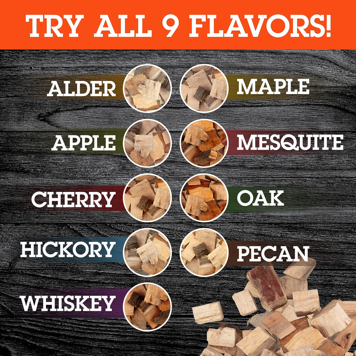 Camerons natural timber apple chunks with no additives for pure smoke