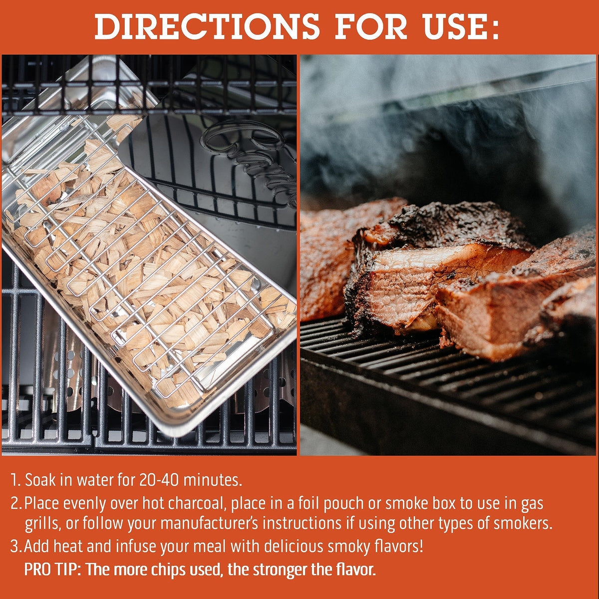 Camerons smoker chips — versatile with poultry, beef, pork, seafood