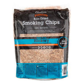 Camerons Hickory wood chips bag ready for quick, flavorful backyard smoking.