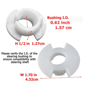 CAMGJORT white bushing for 5/8-inch shaft for correct fit