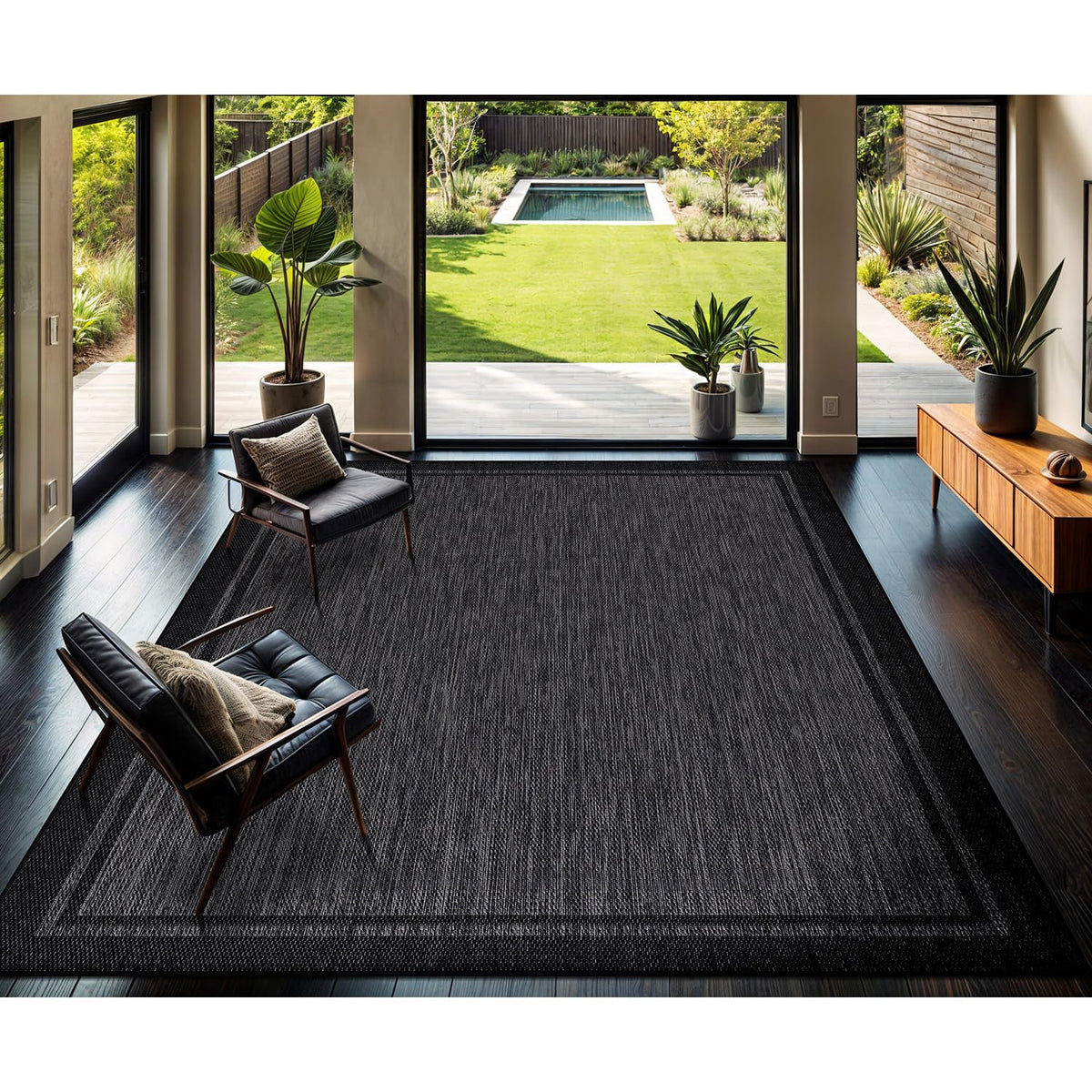 CAMILSON kitchen-hallway-9x12 rug, lightweight and easy to move.