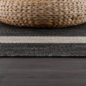 CAMILSON stain-resistant rug helps maintain a clean appearance after gatherings.
