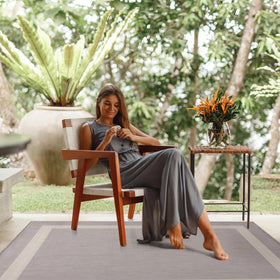 CAMILSON 6x9 rug durably handles outdoor debris and traffic