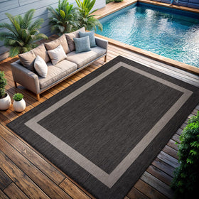 CAMILSON outdoor rug 8x10 easy-to-clean design supports quick tidy-ups.