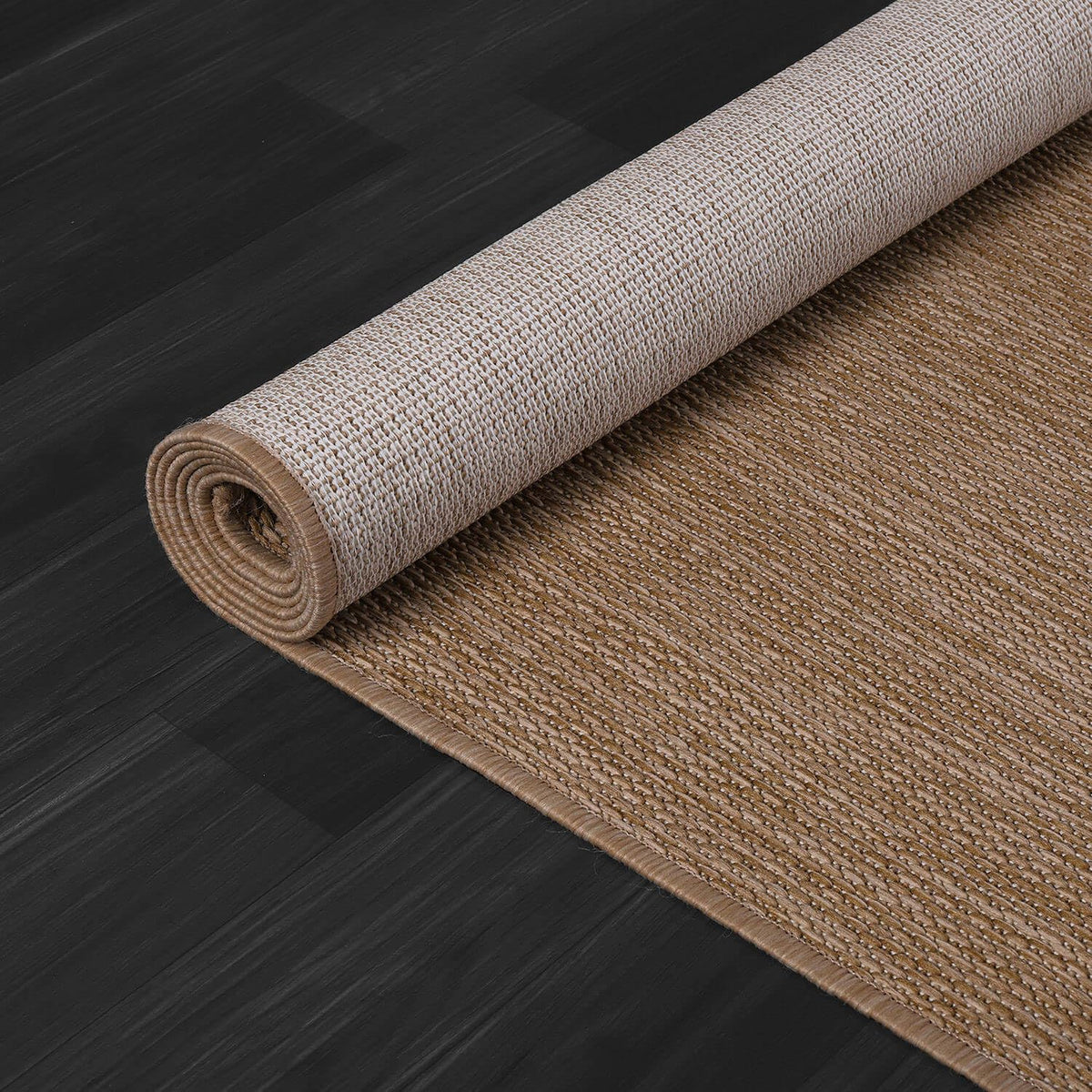 CAMILSON outdoor rug 8x10 patio-setup image showcases cozy, inviting outdoor living space