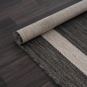 CAMILSON outdoor rug 8x10 stain-resistant surface reduces dirt transfer outdoors.