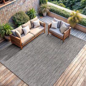 CAMILSON patio rug easy-care design resists dust