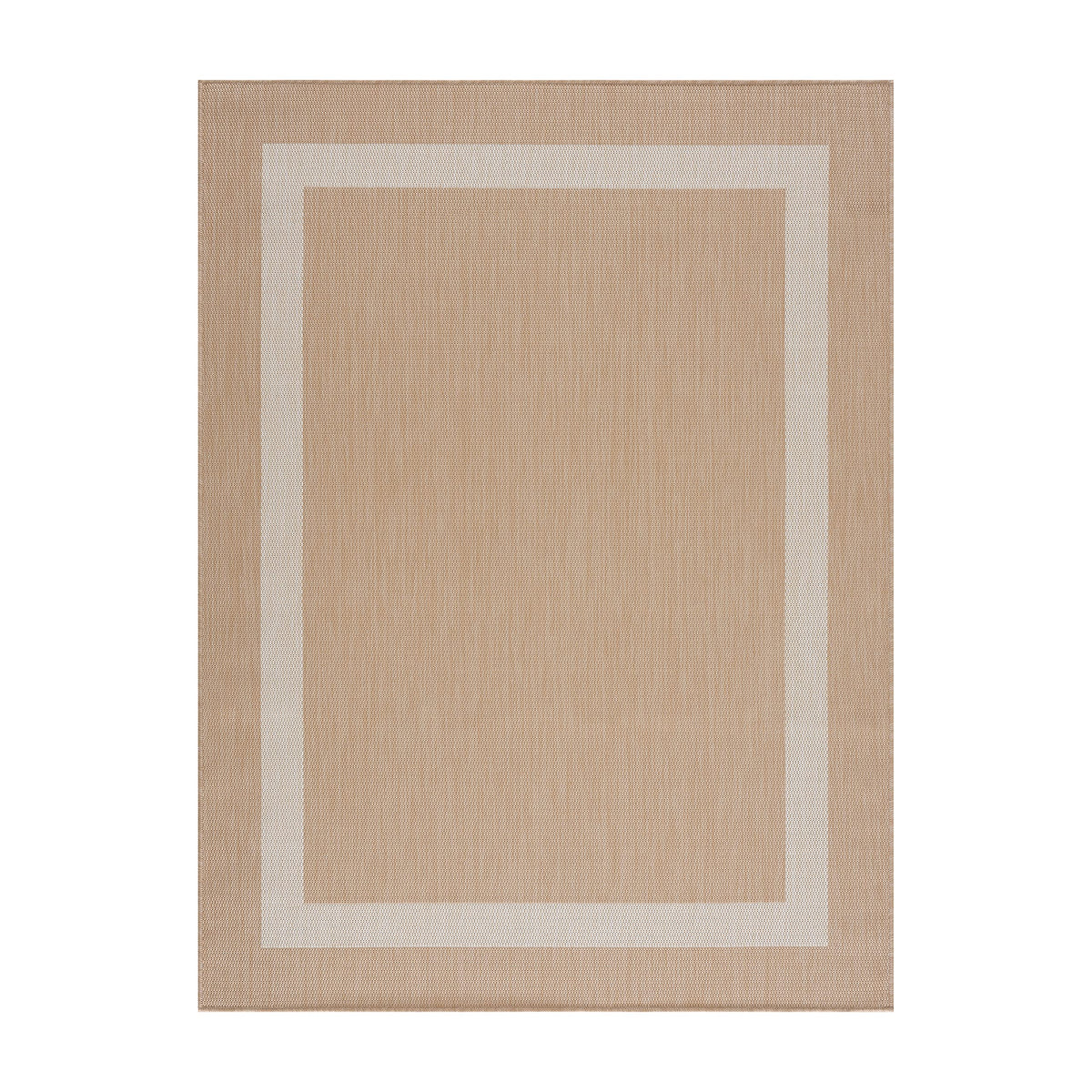 CAMILSON outdoor rug on patio setting, adding style and practicality.