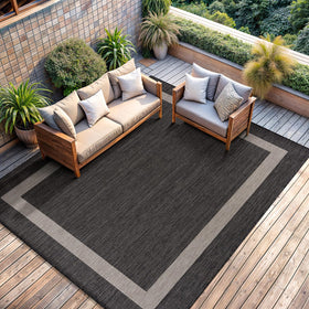 Washable CAMILSON rug easy hose-clean after outdoor events