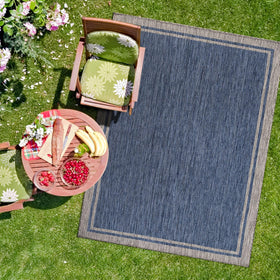 CAMILSON outdoor rug washable option simplifies maintenance after outdoor events.