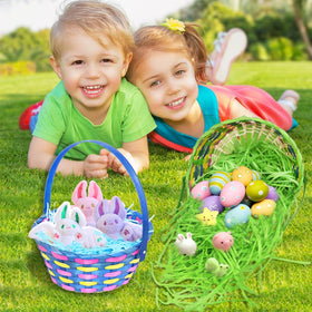 CAMIRUS Easter gift baskets ready to fill with treats.