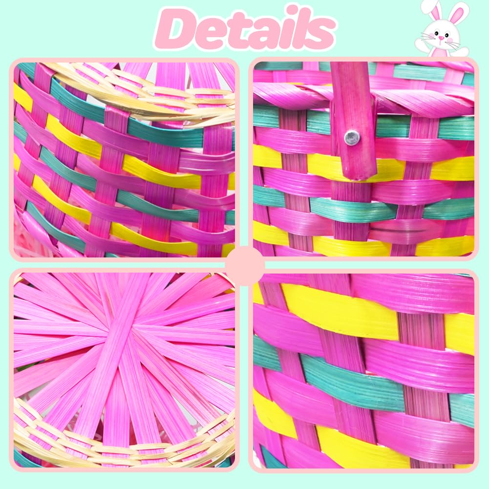 CAMIRUS Easter centerpieces with baskets enhance holiday tablescape.