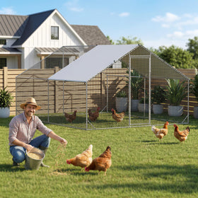 CAMMOO versatile coop suitable for ducks or rabbits outdoors.