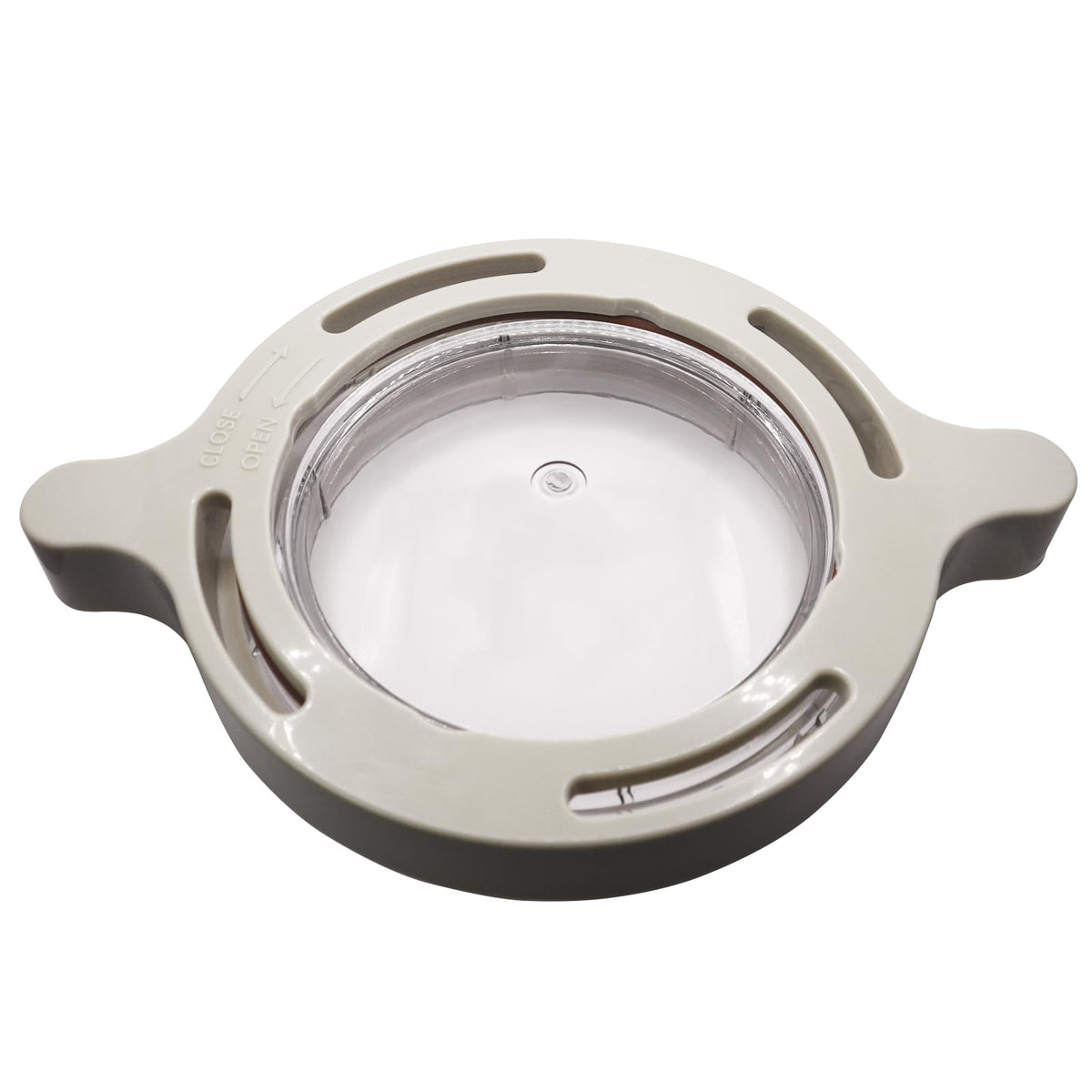 Camolikos Pentair compatibility label on the replacement lid.