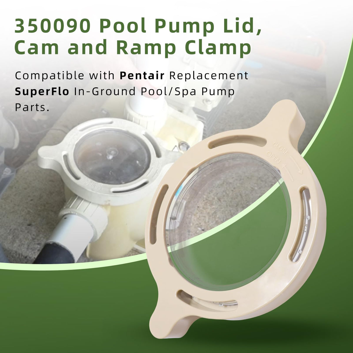 Camolikos replacement clamp kit with O-ring for quick, leak-resistant lid upgrades.
