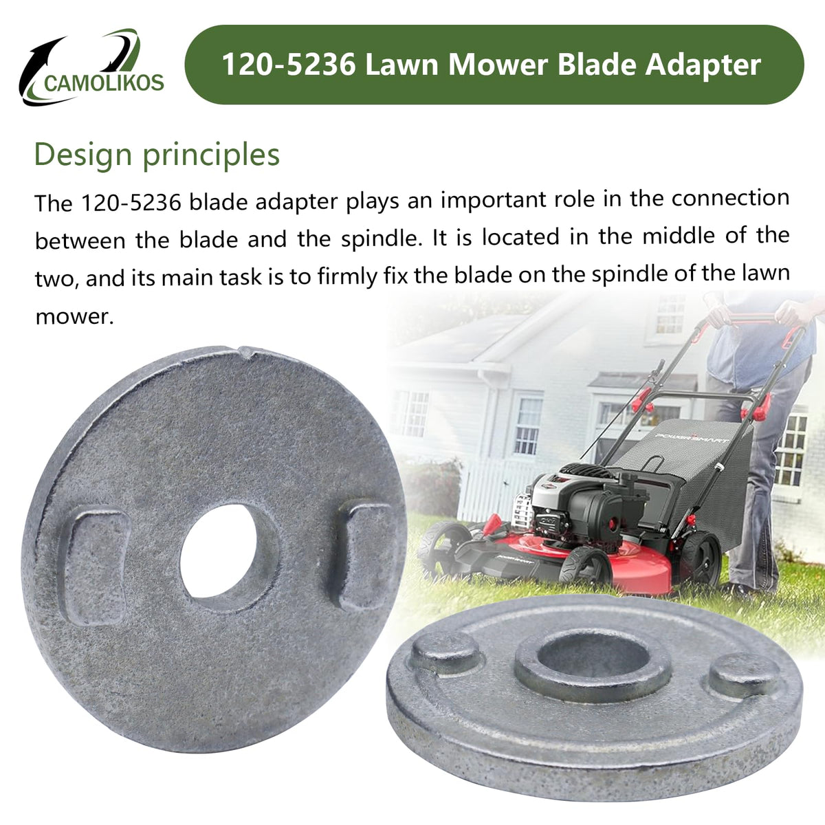 CAMOLIKOS spindle protecting design shields against impacts during uneven terrain
