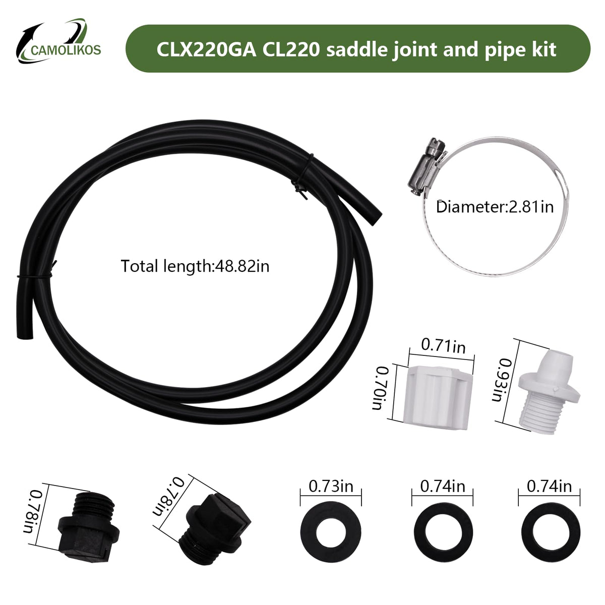 CAMOLIKOS CLX220GA hose for durable pool plumbing