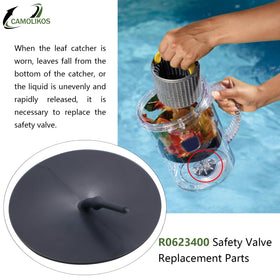 CAMOLIKOS relief valve helps keep debris contained to prevent contamination
