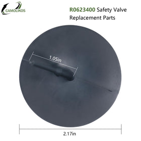 CAMOLIKOS relief valve close-up highlights durable seal and quick release