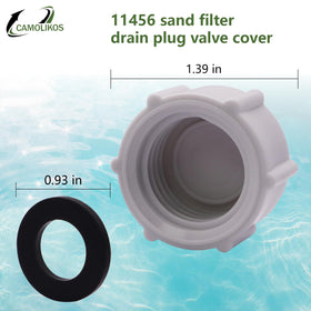 CAMOLIKOS 11456 drain cap with O-ring for tight seal and leak prevention