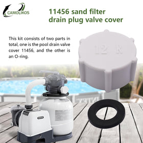 CAMOLIKOS drain cap installs via simple threaded rotation for quick setup