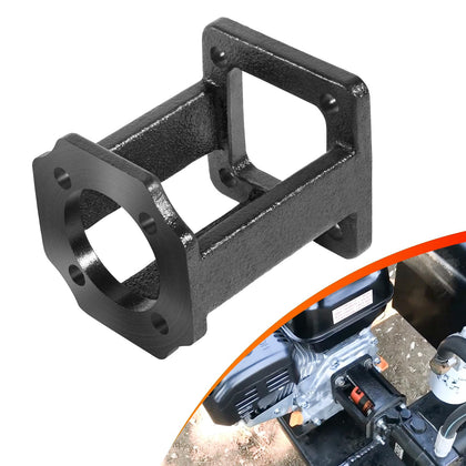 Camoo log-splitter-bracket front view demonstrates sturdy mount for compatibility.