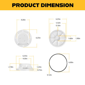 Pool water circulation balance between drain and skimmer.