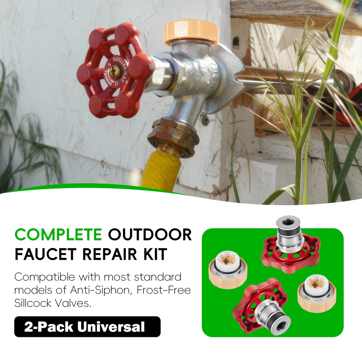 Camoo VACVBKX1B vacuum breaker replacement for easy tool-free installation.