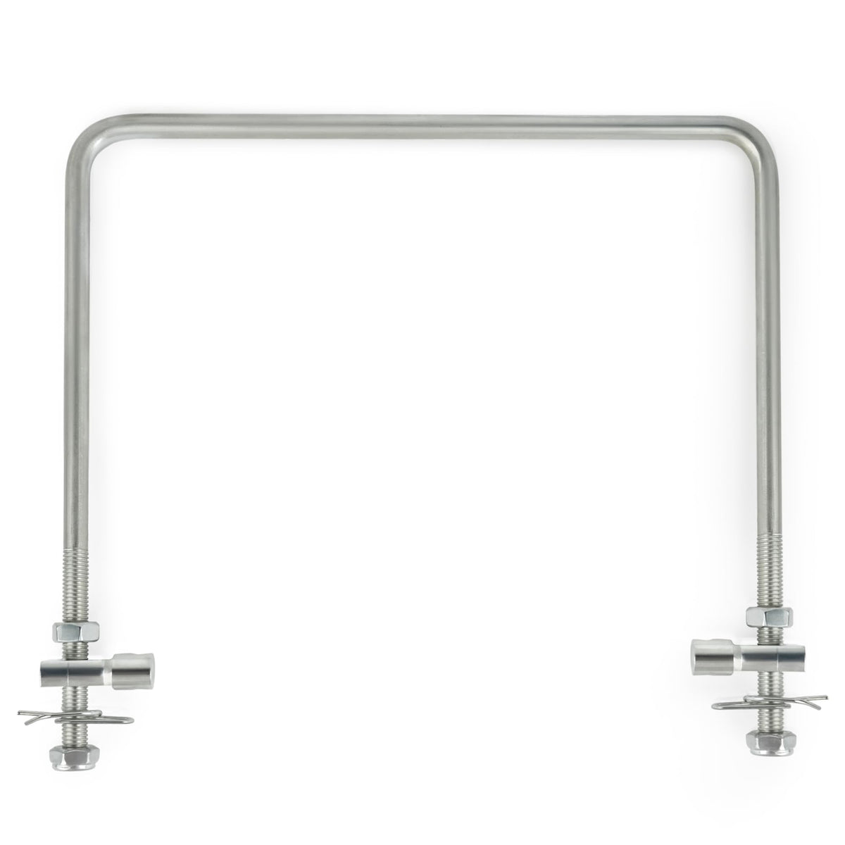 Camotokiit rectangular U-bolt kit with M157573 hardware for secure mower mounting