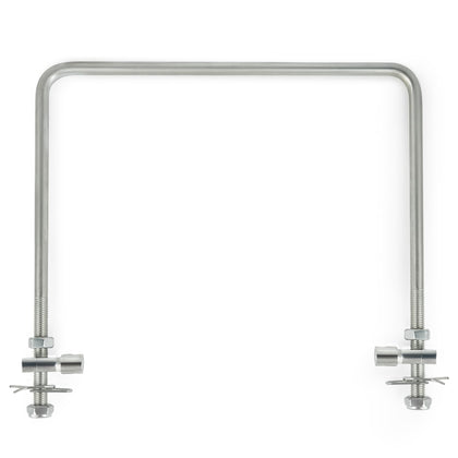 Camotokiit rectangular U-bolt kit with M157573 hardware for secure mower mounting