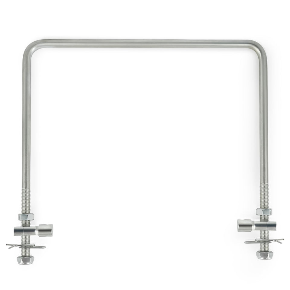 Camotokiit rectangular U-bolt kit with M157573 hardware for secure mower mounting