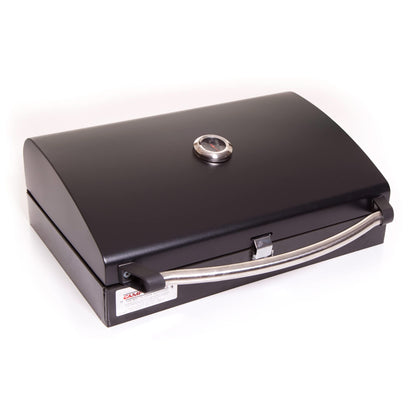 Camp Chef BB90L heat diffuser plates convert flame to infrared heat for cleaner cooking.