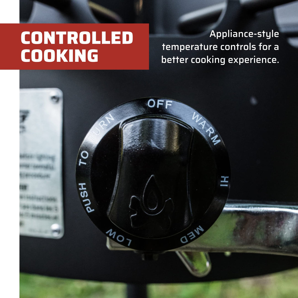 Camp Chef Explorer 3X on-site setup demonstrates portability and room for multiple dishes.