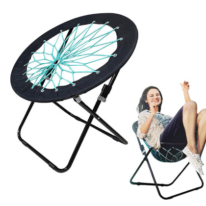 Camp Field Bunjo chair with bowl shape provides cozy room seating and style.
