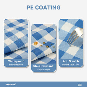 Camper Matters bench covers provide complete seating protection