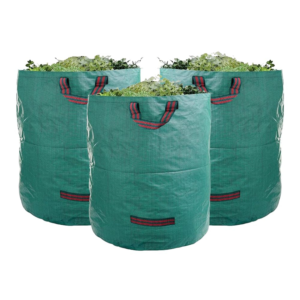 Campfire 3-pack 72-gallon garden bags with handles, ready for heavy yard waste.