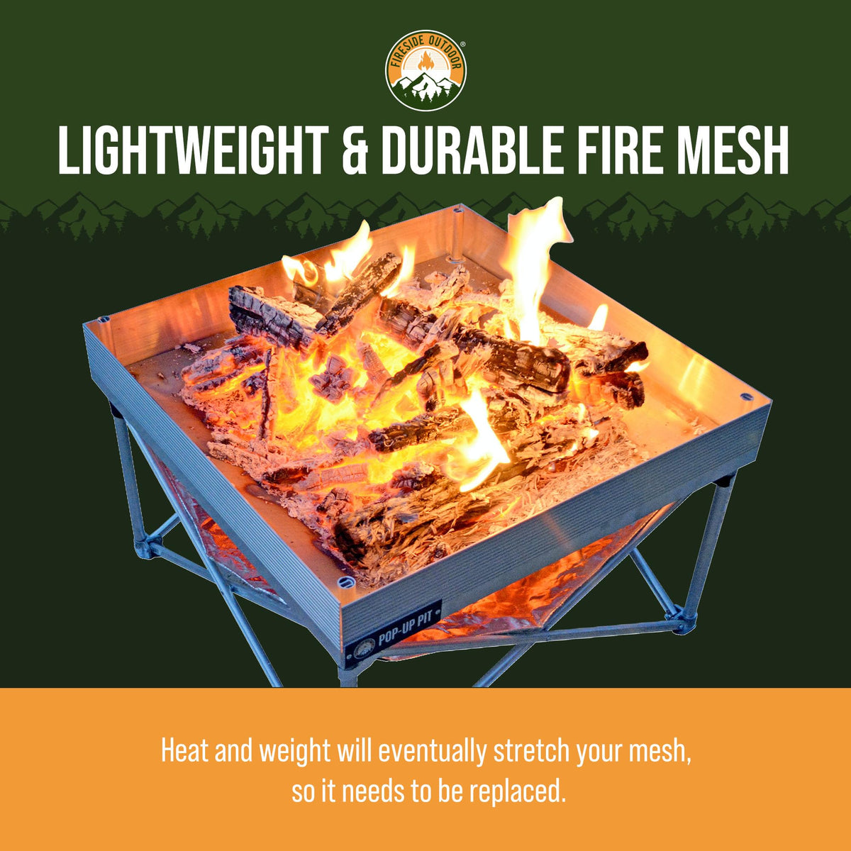 Campfire Defender 125 lbs support demonstrates heavy-use readiness.