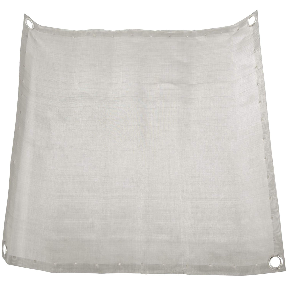 Campfire Defender 24in pit mesh closeup shows durable stainless steel construction.