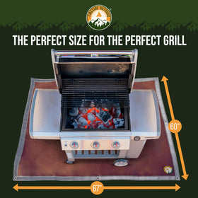 Campfire Defender lightweight foldable mat for easy transport during camping trips