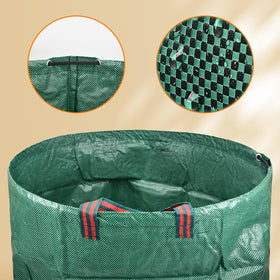 Campfire garden bags stand upright on their own during filling.