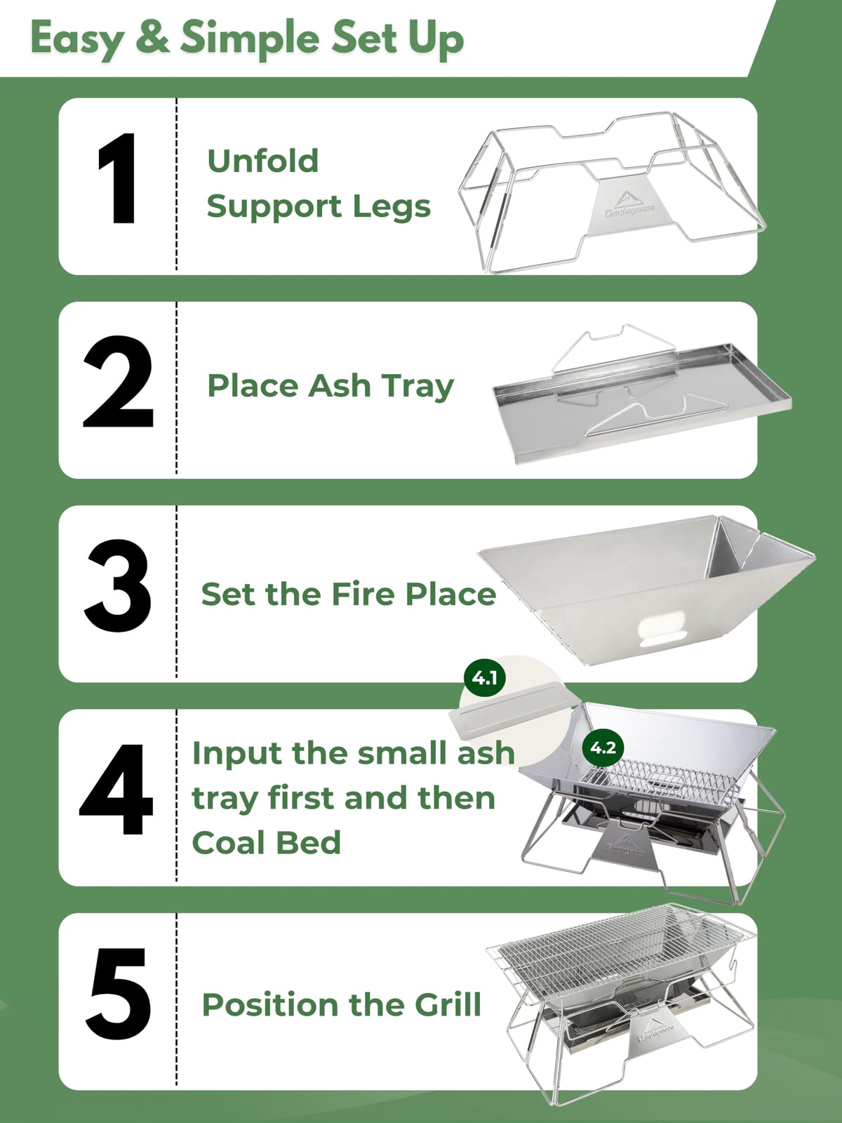 Camping Moon MT-3 ideal for RV camping and outdoor excursions.