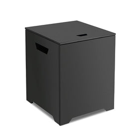CAMPLUX tank cover table assembly view showing simple setup.