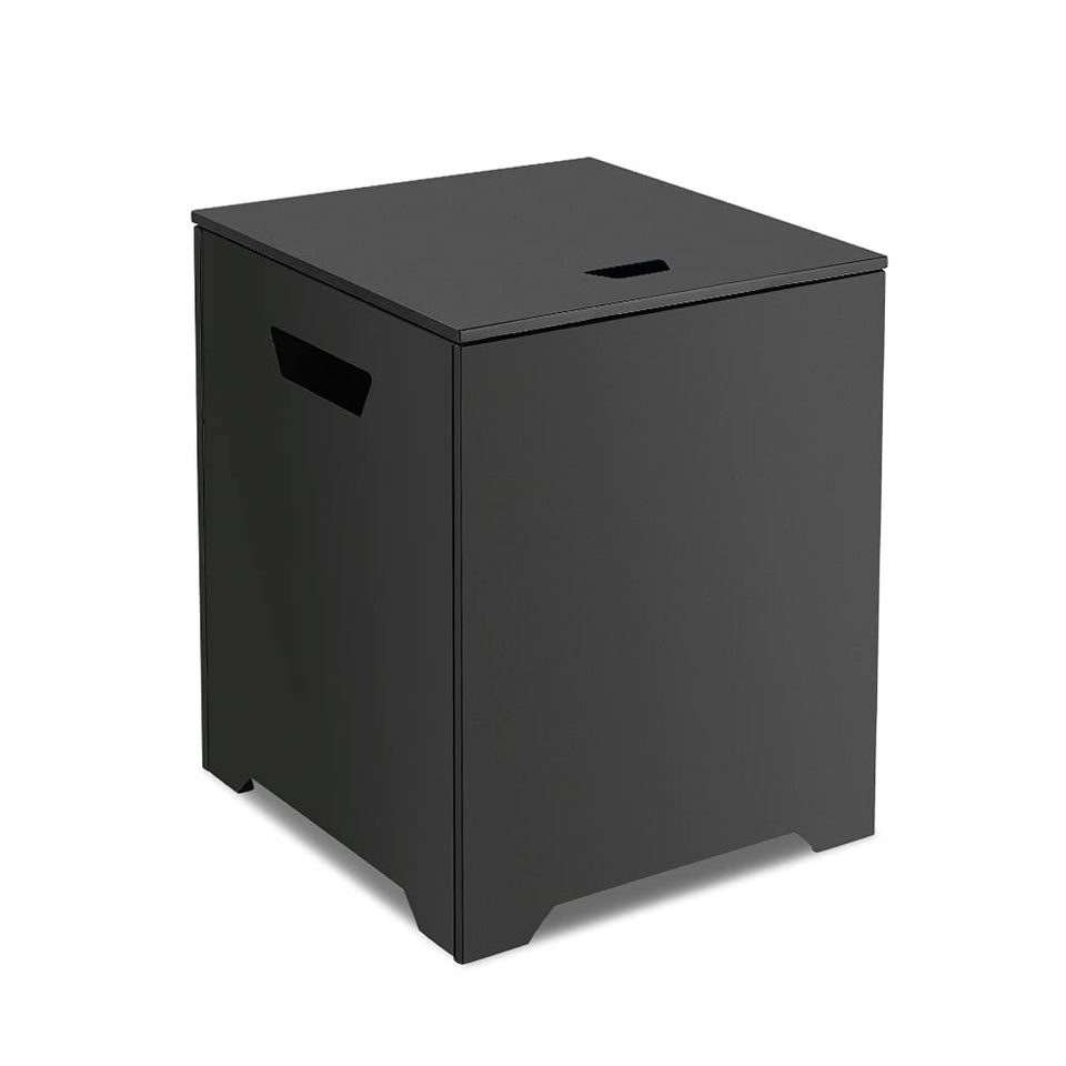 CAMPLUX tank cover table assembly view showing simple setup.