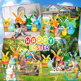 CAMULAND inflatable-yard-decoration inflates quickly via built-in fan for easy setup.