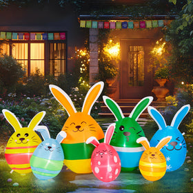 CAMULAND large-outdoor-easter-decor creates an eye-catching focal point.