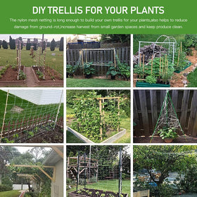 CANAGROW trellis netting installs quickly, saving space and expanding vertical growing options.