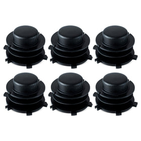Canamax 6-pack trimmer head spools for Autocut 25-2, ensuring smooth line feeding.