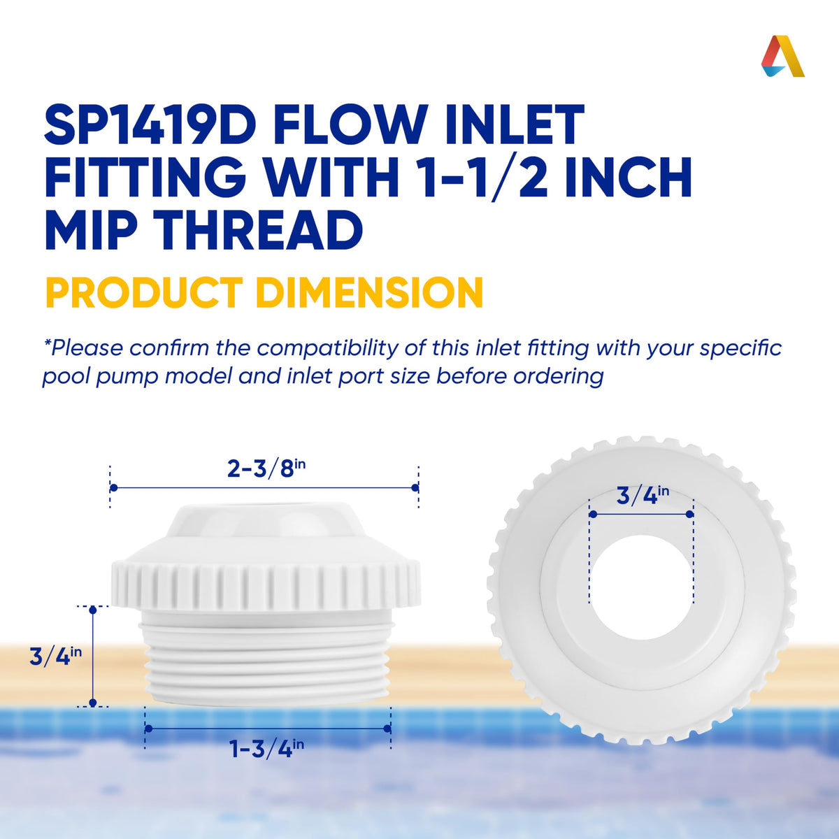 Canamax SP1419D rotating eyeball assembly for directional flow