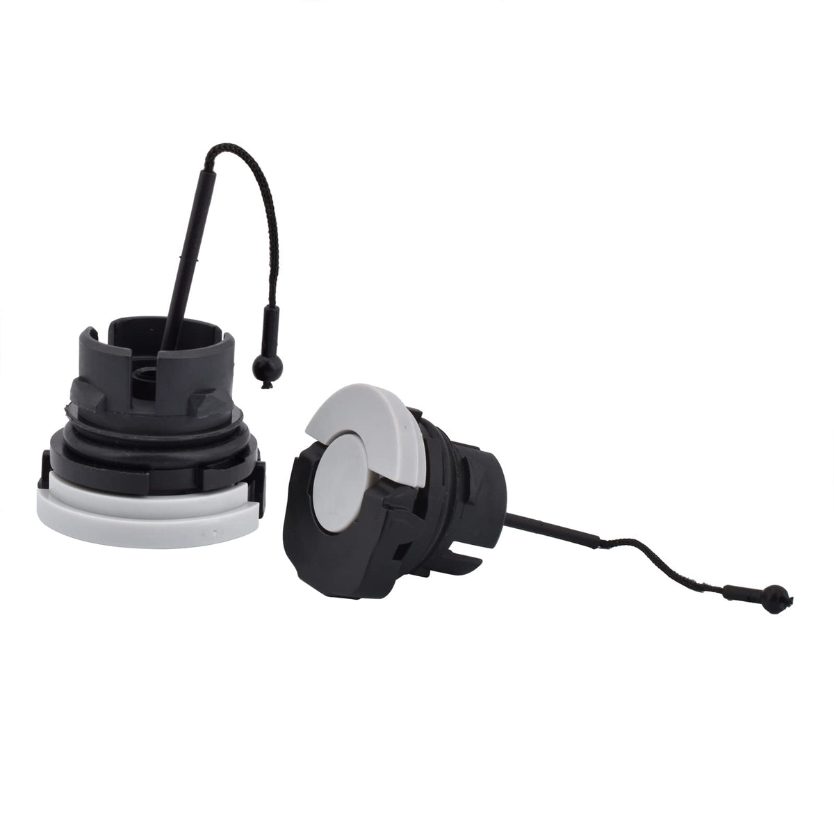 Cancanle oil cap for Stihl MS250 minimizes spills during refueling.