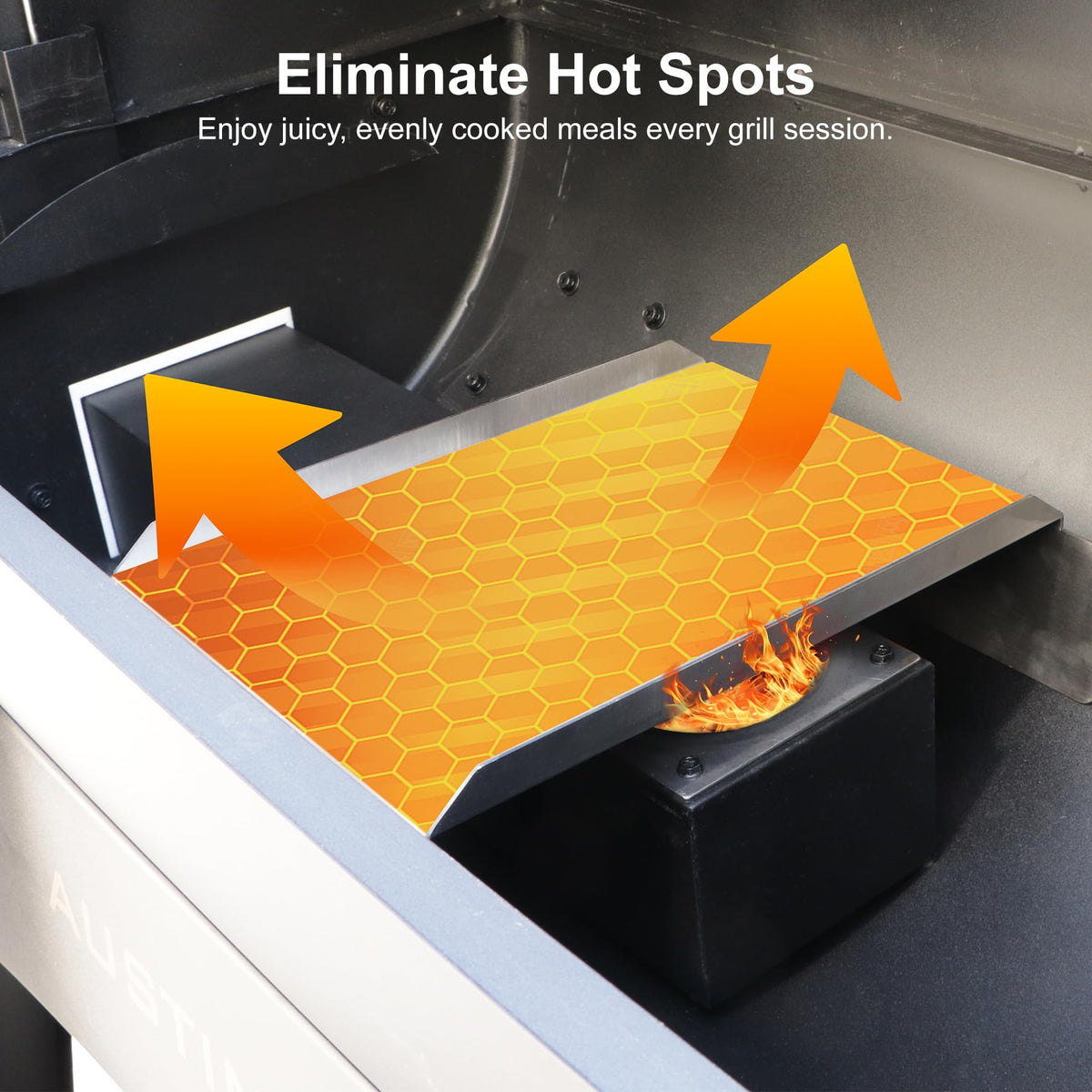 CANDANA durable heat deflector promises long-lasting performance on Pit Boss grills
